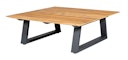 Vorschaubild Diamond Garden Loungetisch NORA 93 x 93 cm, Aluminium / Recycled Teak
