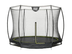 Exit Silhouette Bodentrampolin mit Sicherheitsnetz